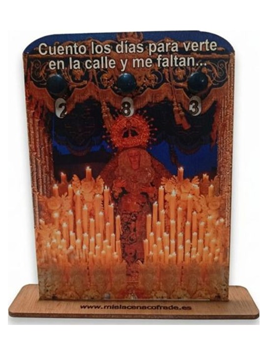 Calendario cofrade de sobremesa
